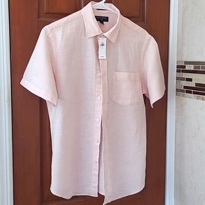 Banana Republic Men's short sleeve Slim Fit Linen